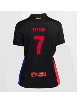 Zenske Futbalové oblečenie Barcelona Ferran Torres #7 2024-25 Krátky Rukáv - Preč